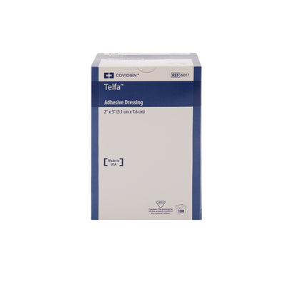 Telfa™ Adhesive Dressing 2 X 3 Inch Film / Cotton Rectangle White Sterile (10119_EA)