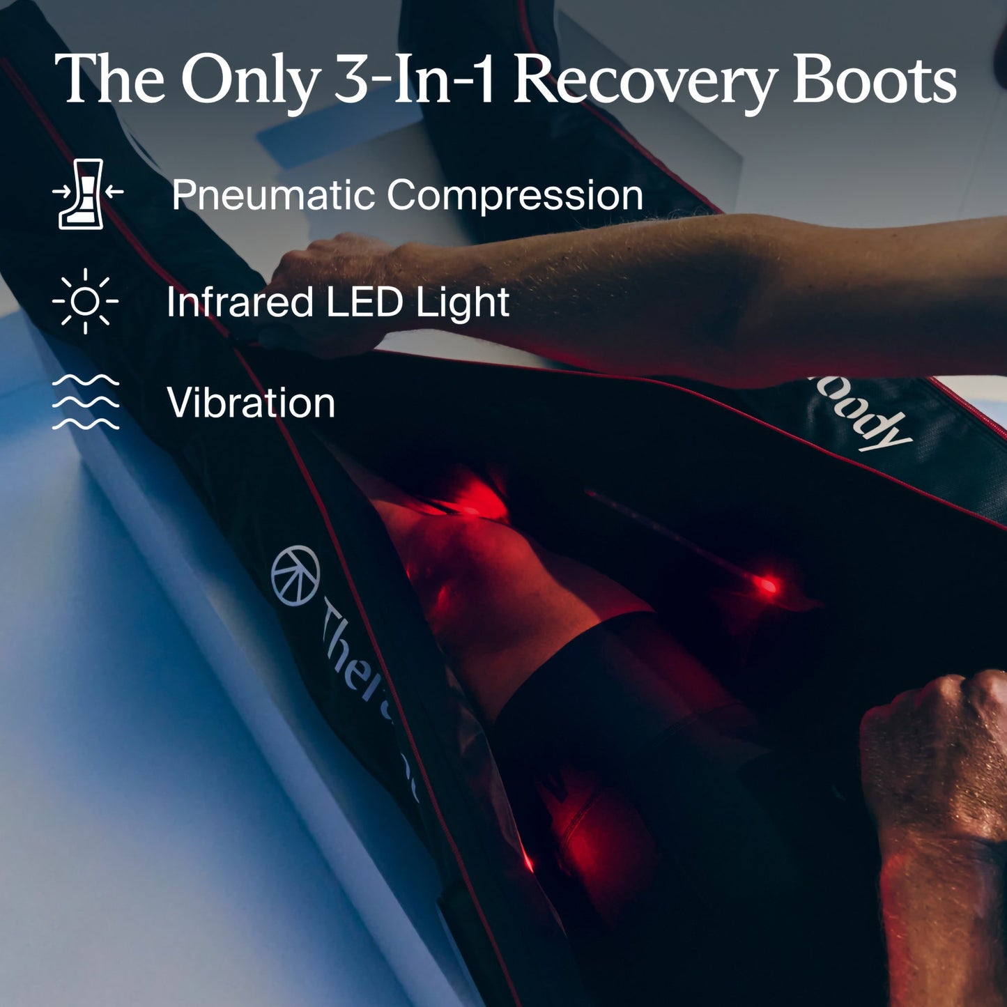 RecoveryAir PRO JetBoots Long Compression Massage Garment & Control Unit Outseam: 35-1/2 to 41 Inch / Thigh Circumference: Up to 31-29/32 Inch (1259153_PR)