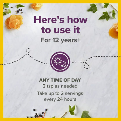 Zarbee's® Cough + Immune Cold and Cough Relief 11 g Strength Syrup 8 oz. (1228868_EA)