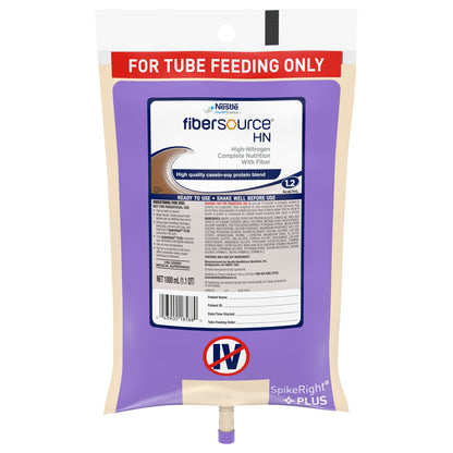 Fibersource® HN Tube Feeding Formula Unflavored Liquid 1000 mL Ready to Hang Prefilled Container (693718_EA)
