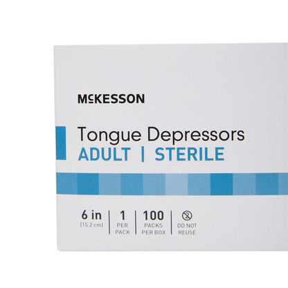 McKesson Tongue Depressor 6 Inch Length Wood Senior (508714_CS)