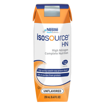 Isosource® HN Tube Feeding Formula Unflavored Liquid 250 mL Carton (193803_CS)