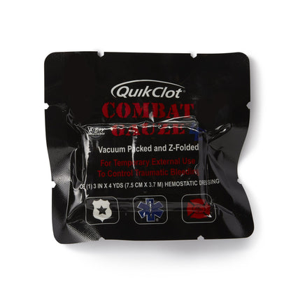 QuikClot Combat Gauze® LE Hemostatic Dressing 3 Inch X 4 Yard 1 per Pack Sterile (812748_EA)