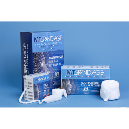 MT Spandage™ Elastic Net Retainer Dressing Tubular Elastic 25 Yard Size 4 White Large Hand / Arm / Leg / Foot NonSterile (414145_EA)