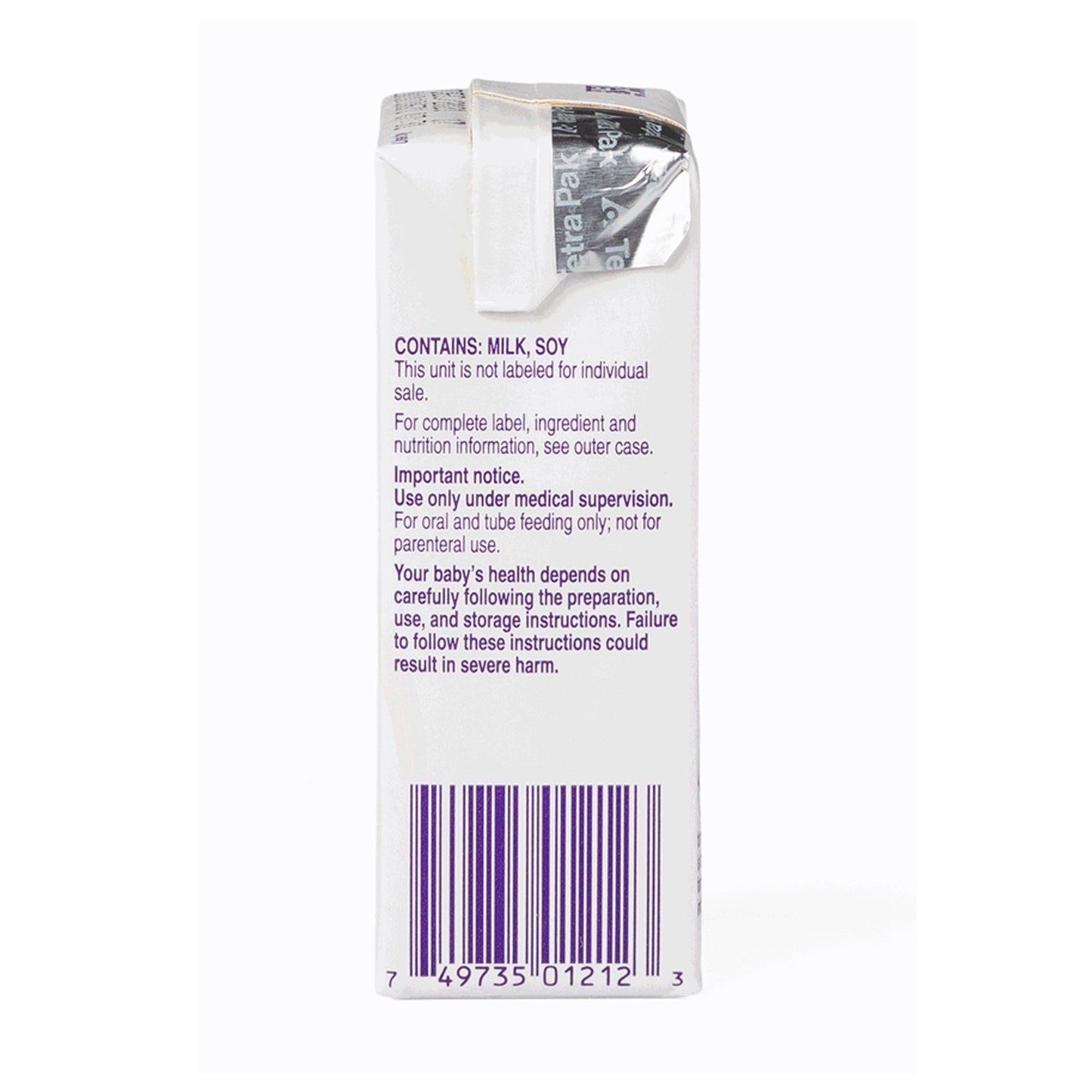 Fortini™ Infant Formula Unflavored 4 oz. Carton Liquid Calories Failure to Thrive (1189053_CS)