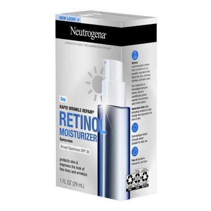 Neutrogena® Rapid Wrinkle Repair® Facial Moisturizer with Sunscreen 1 oz. Pump Bottle Unscented Lotion (1228808_EA)