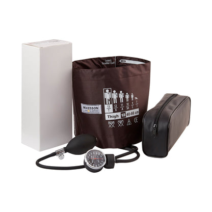 McKesson LUMEON™ Aneroid Sphygmomanometer Unit Thigh Cuff Nylon Cuff 40 - 66 cm Pocket Aneroid (804069_CS)