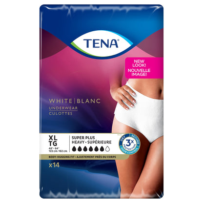 TENA® Women™ Super Plus Female Adult Absorbent Underwear Pull On with Tear Away Seams X-Large Disposable Heavy Absorbency (738745_CS)