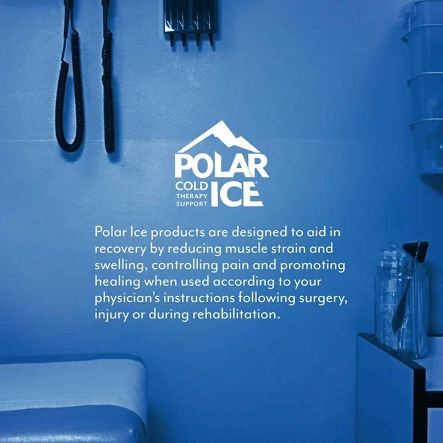 Polar Ice® Cold Pack with Wrap Knee Large 13 X 26 Inch Nylon / Polyester / Water Reusable (691376_PK)