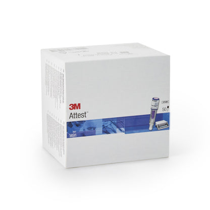 Attest™ Rapid Readout Sterilization Biological Indicator Vial Steam 2-1/2 Inch Length (1009962_BX)