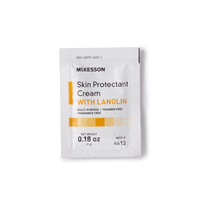 Mckesson Skin Protectant 5 Gram Individual Packet Unscented Cream (864707_CS)