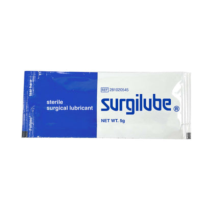 Surgilube® Lubricating Jelly - Carbomer free 5 Gram Individual Packet Sterile (1050804_CS)