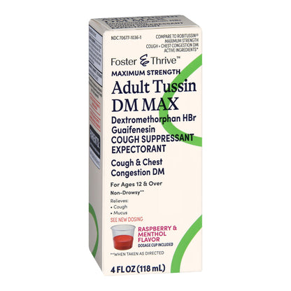 Foster & Thrive™ Cold and Cough Relief 20 mg; 400 mg / 20 mL Strength Liquid 4 oz. (1238986_EA)