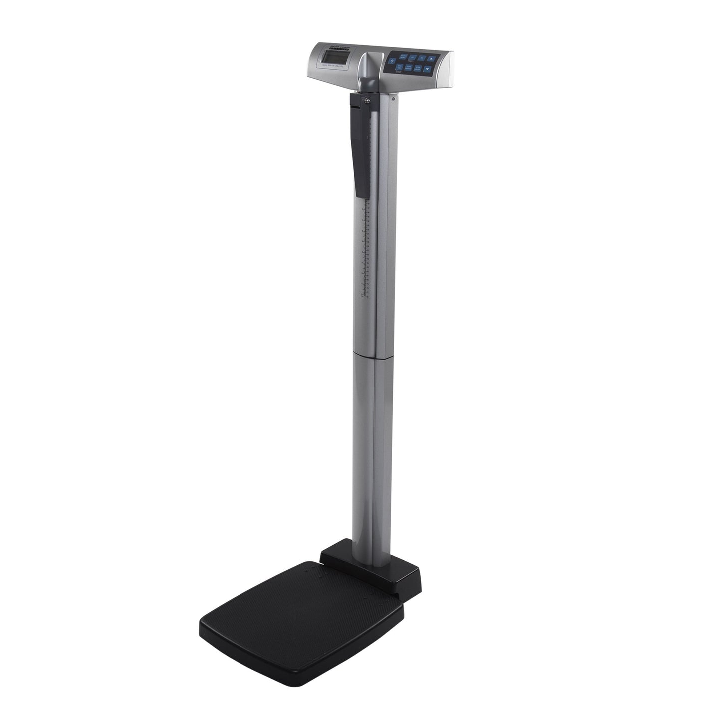 Health O Meter® Physician Scale with Height Rod Digital Display 660 lbs. / 300 kg Capacity Black / Gray AC Adapter / Battery Operated (571835_EA)