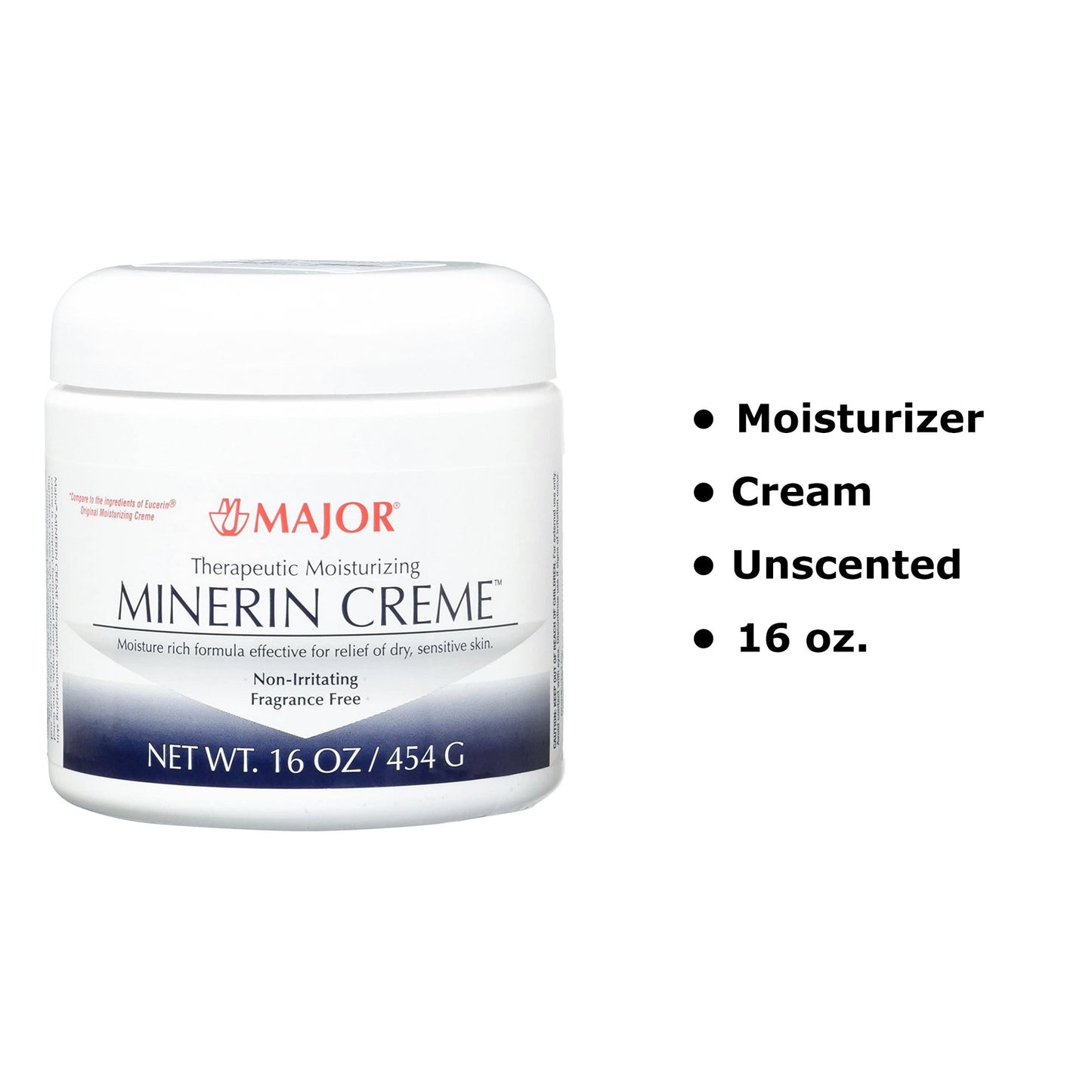 Minerin® Hand and Body Moisturizer 16 oz. Jar Unscented Cream (508052_EA)