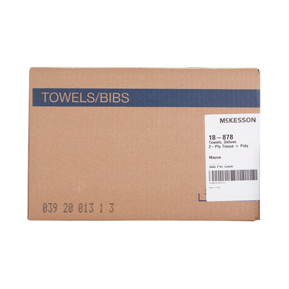 McKesson Procedure Towel 13 W X 18 L Inch Mauve NonSterile (189118_CS)