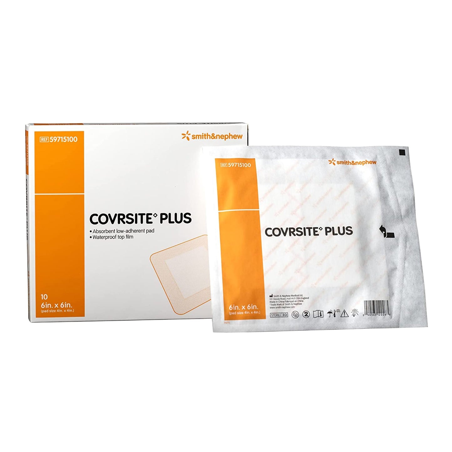 COVRSITE Plus Composite Dressing 6 X 6 Inch Square NonSterile Film Backing (407733_EA)