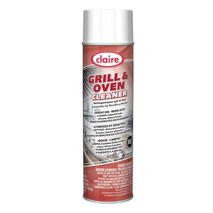 Claire Grill and Oven Cleaner, 18 oz Aerosol Spray, 12/Carton (CGC826)