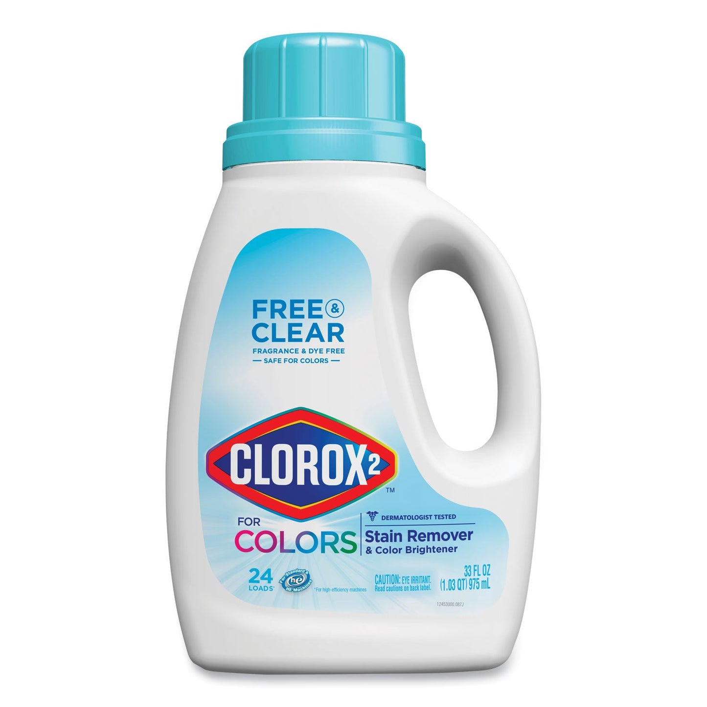 Clorox Stain Remover and Color Booster, Unscented, 33 oz Bottle, 6/Carton (CLO30046CT)