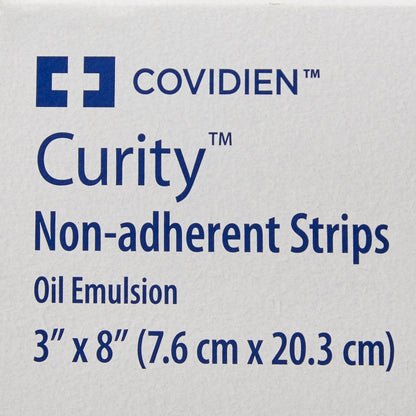 Curity™ Oil Emulsion Impregnated Dressing Rectangle 3 X 8 Inch Sterile (215607_EA)