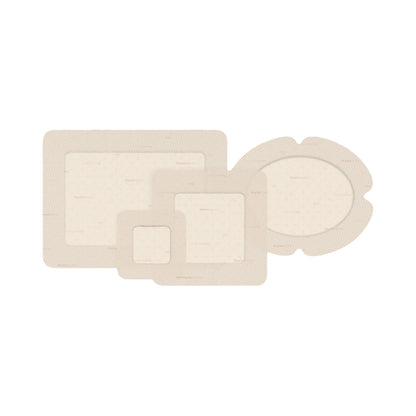 Mepilex® Border Flex Foam Dressing 5.1 X 6.3 Inch With Border Film Backing Silicone Adhesive Oval Sterile (1177530_CS)