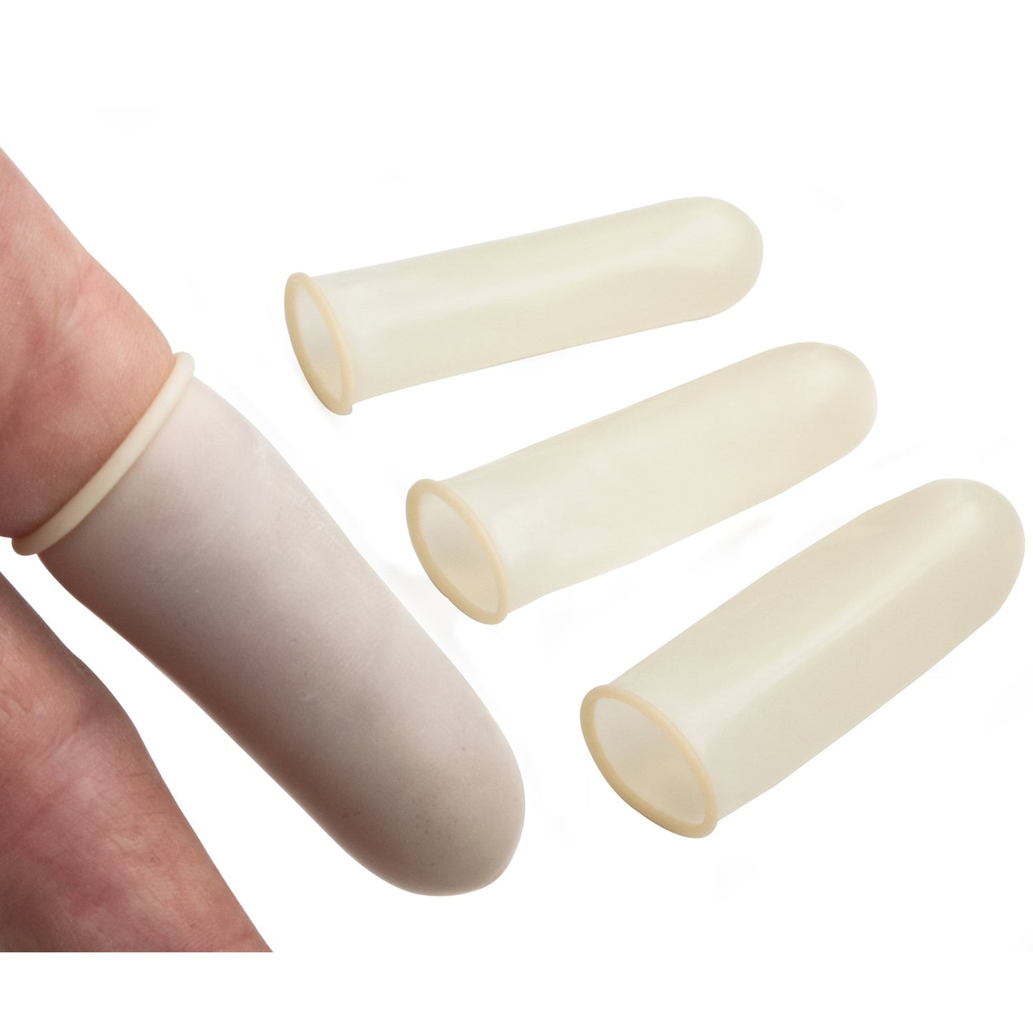 Tech-Med® Finger Cot Large 2-1/2 Inch Length Powder Free Nitrile NonSterile (531454_BX)