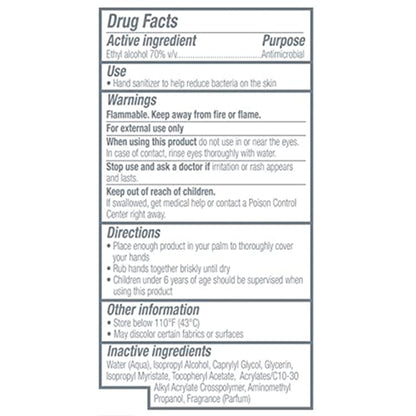 Purell® Advanced Hand Sanitizer 1.5 Liter Ethyl Alcohol Gel Pump Bottle (1215358_CS)