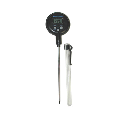 Marathon Digital Laboratory Thermometer Fahrenheit / Celsius 14° to 392°F (-10° to +200°C) Stainless Steel Probe Free-standing Battery Operated (725062_EA)