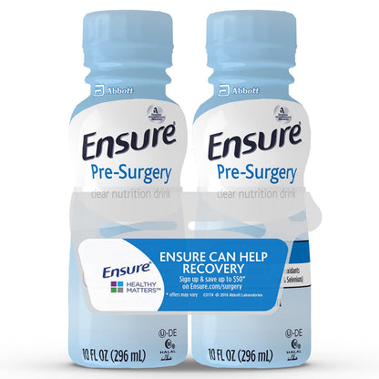 Ensure® Pre-Surgery Clear Carbohydrate Drink Oral Supplement Strawberry Flavor Liquid 10 oz. Bottle (1053430_CS)