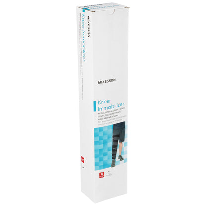 McKesson Knee Immobilizer One Size Fits Most Up to 29 Inch Thigh Circumference 16 Inch Length Left or Right Knee (1159093_EA)