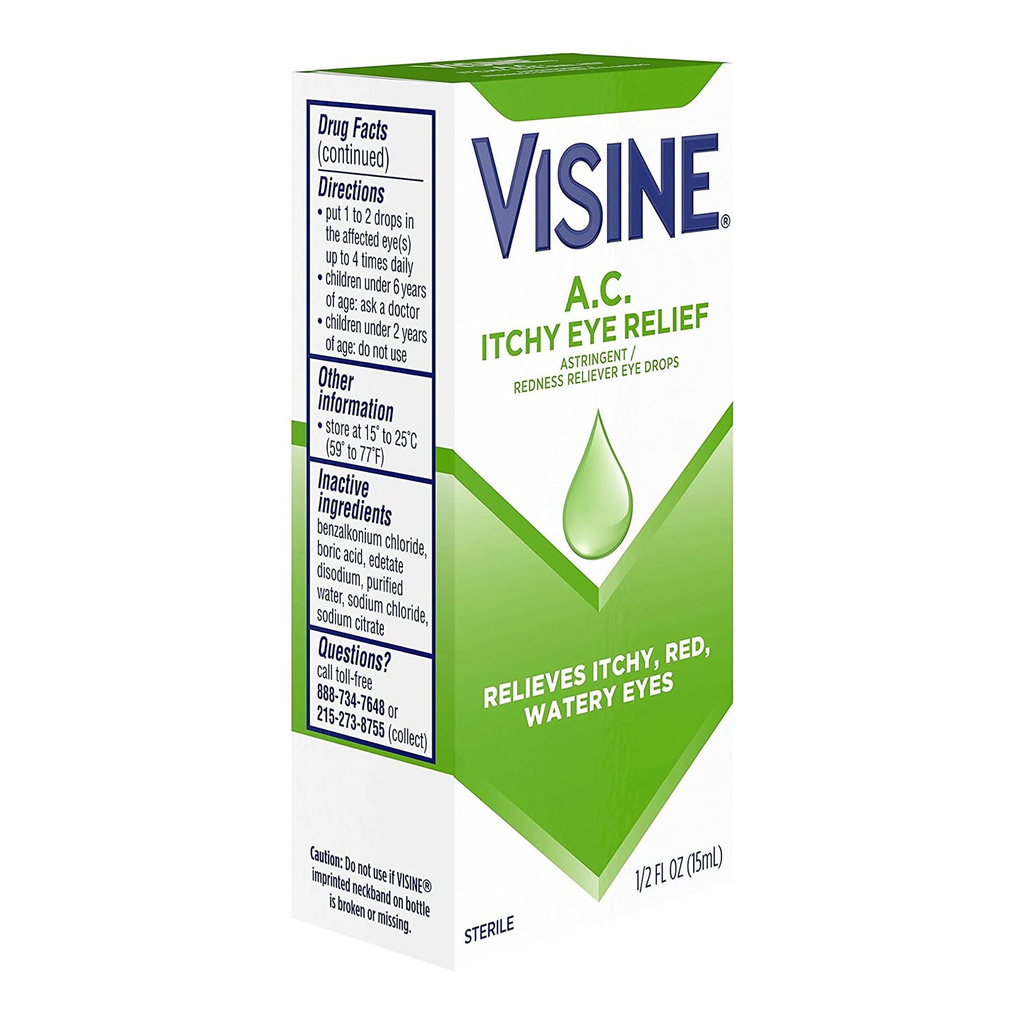Visine® AC® Irritated Eye Relief 0.5 oz. Eye Drops (677862_CS)
