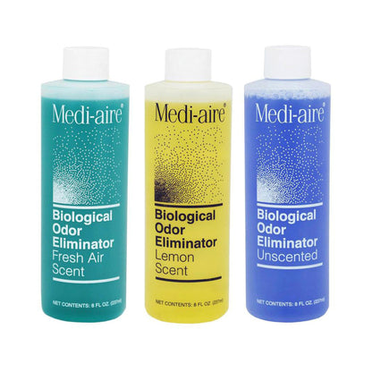 Medi-aire® Biological Odor Eliminator Deodorizer Refill Liquid 8 oz. Bottle Fresh Air Scent (223351_CS)