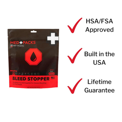 My Medic™ MED PACKS Bleed Stopper First Aid Kit Plastic Pouch (1207741_EA)
