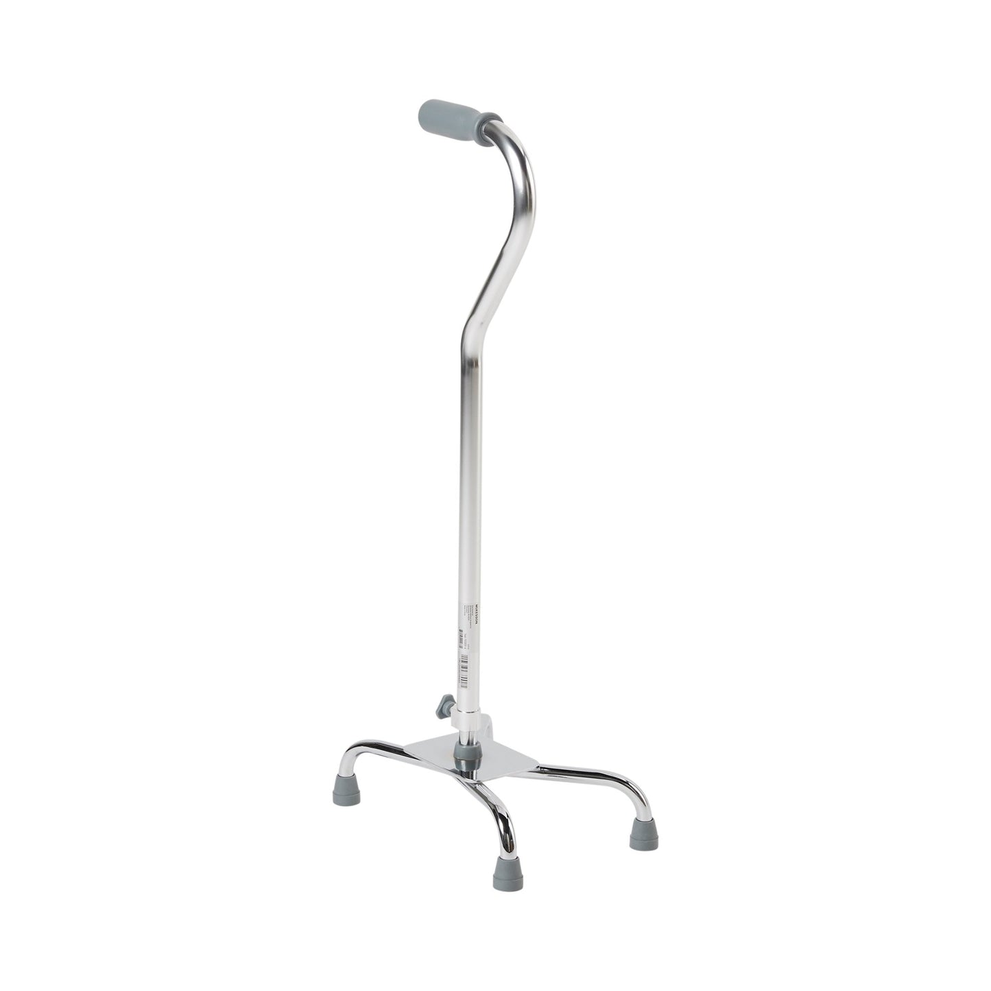 McKesson Large Base Quad Cane Steel 29 to 37-1/2 Inch Height Chrome (1065218_CS)