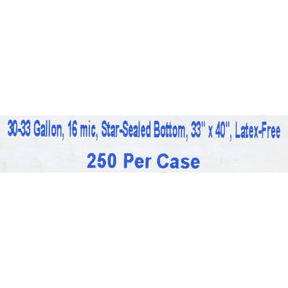 McKesson Biohazard Waste Bag Biohazard Symbol / Infectious Waste 30 to 33 gal. Red 33 X 40 Inch (186722_CS)