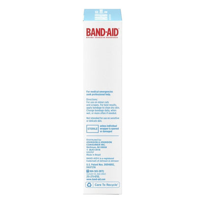Band-Aid® Water Block® Tough Strips™ XL Adhesive Strip 1-3/4 X 4 Inch Plastic Rectangle Tan Sterile (1228803_BX)