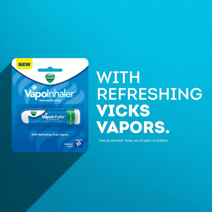 Vicks® VapoInhaler™ Cold and Cough Relief Inhalant Stick 0.2 mL (1173708_EA)