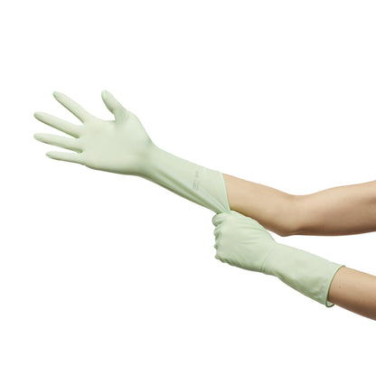 GAMMEX® Non-Latex PI Green Surgical Glove Size 6.5 Sterile Polyisoprene Standard Cuff Length Micro-Textured Light Green Chemo Tested (648142_CS)