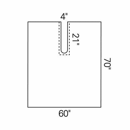 O&M Halyard Inc Orthopedic Drape Impervious Split Drape 60 W X 70 L Inch Sterile (144059_EA)