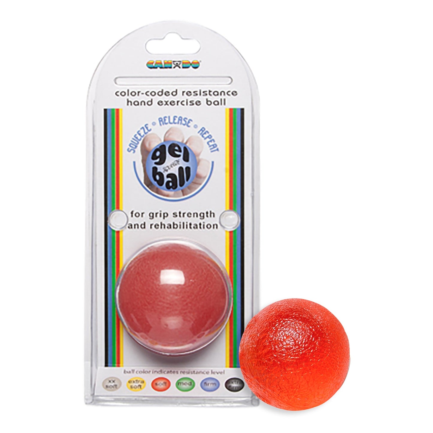 CanDo® Squeeze Ball Red Standard Size Light Resistance (766145_EA)