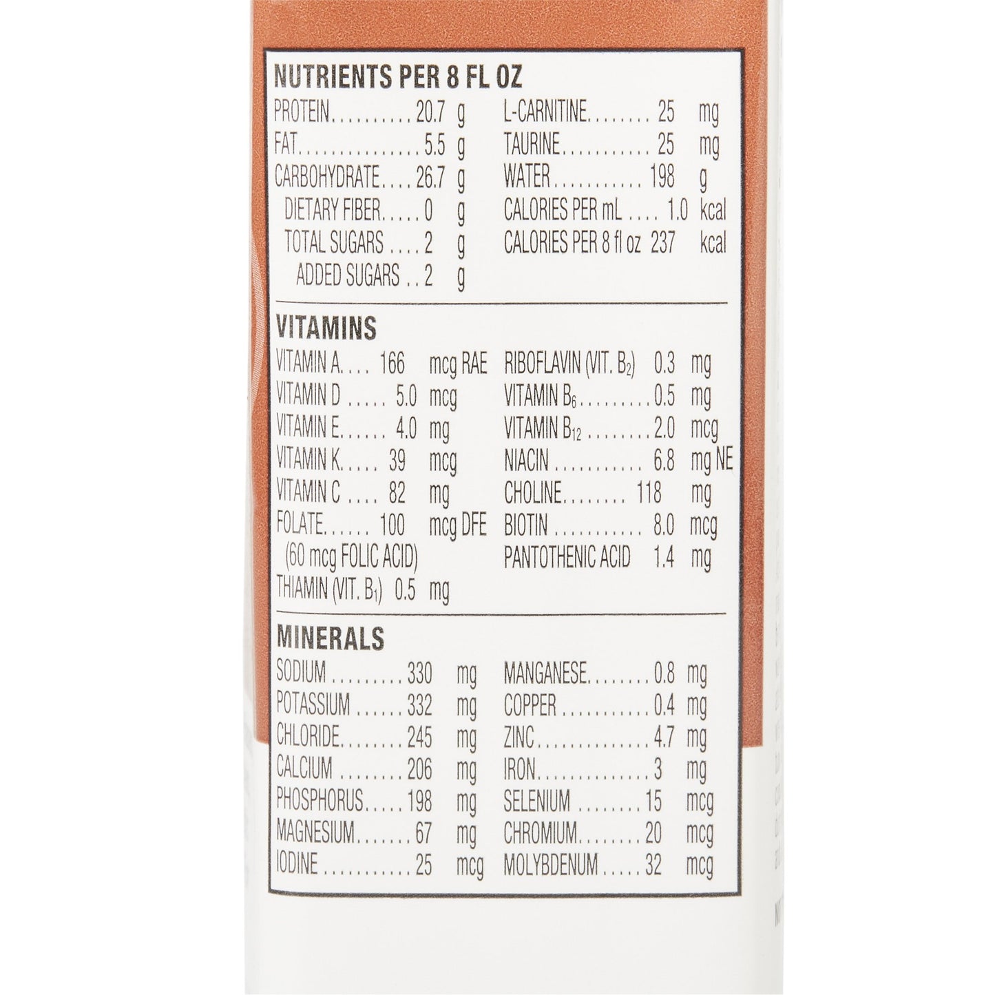 Vital® HP Oral Supplement Unflavored Liquid 8 oz. Reclosable Carton (1048220_EA)