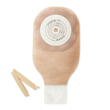 Premier™ Ostomy Pouch One-Piece System 12 Inch Length Flat, Trim to Fit Up to 2-1/2 Inch Stoma Drainable (726398_BX)