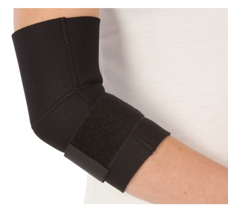PROCARE® Elbow Support Large Pull-On with Strap Tennis Elbow Left or Right Elbow Black (380523_EA)