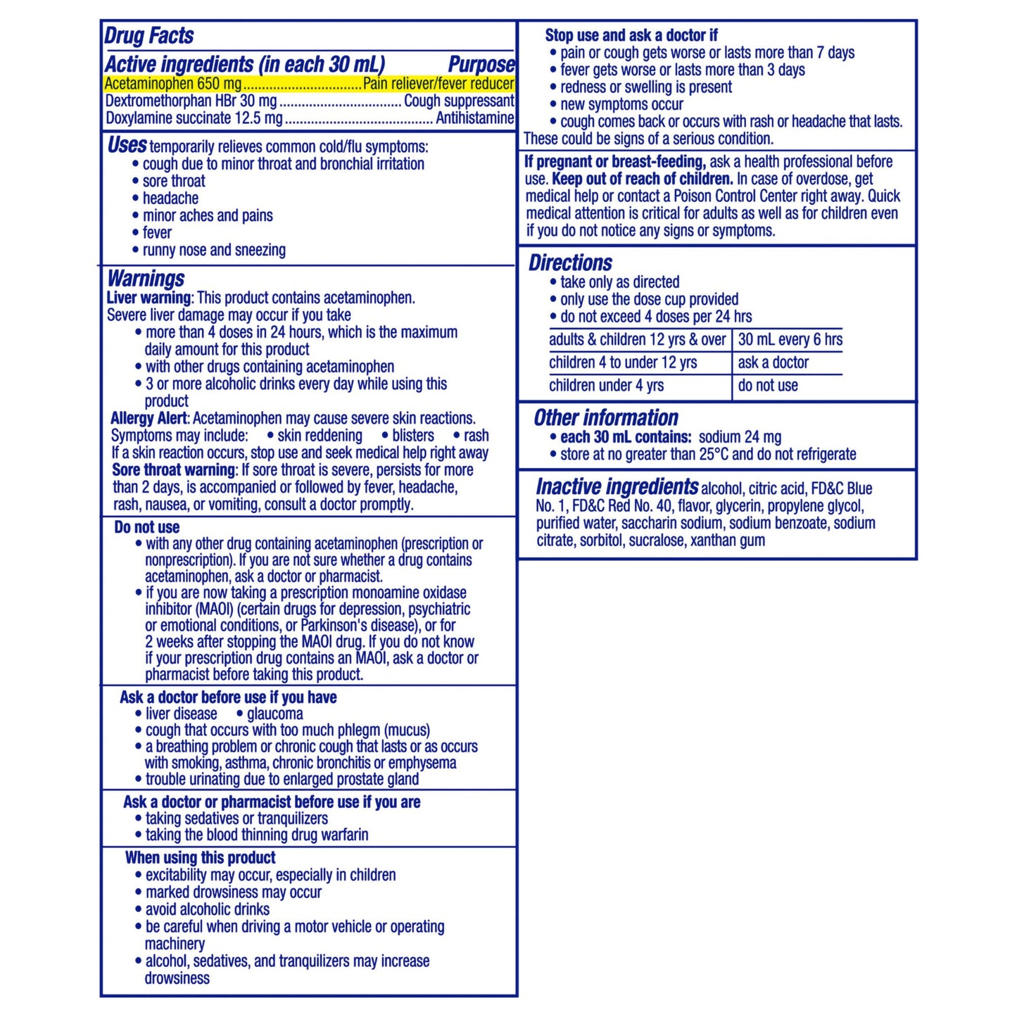 Procter & Gamble Cold and Flu Relief (1229263_EA)