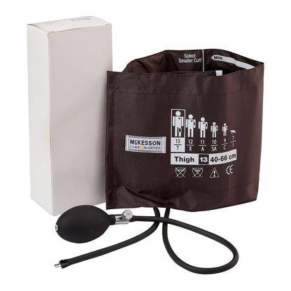 McKesson LUMEON™ Reusable Blood Pressure Cuff and Bulb 40 to 66 cm Leg Nylon Cuff Thigh Cuff (850936_CS)