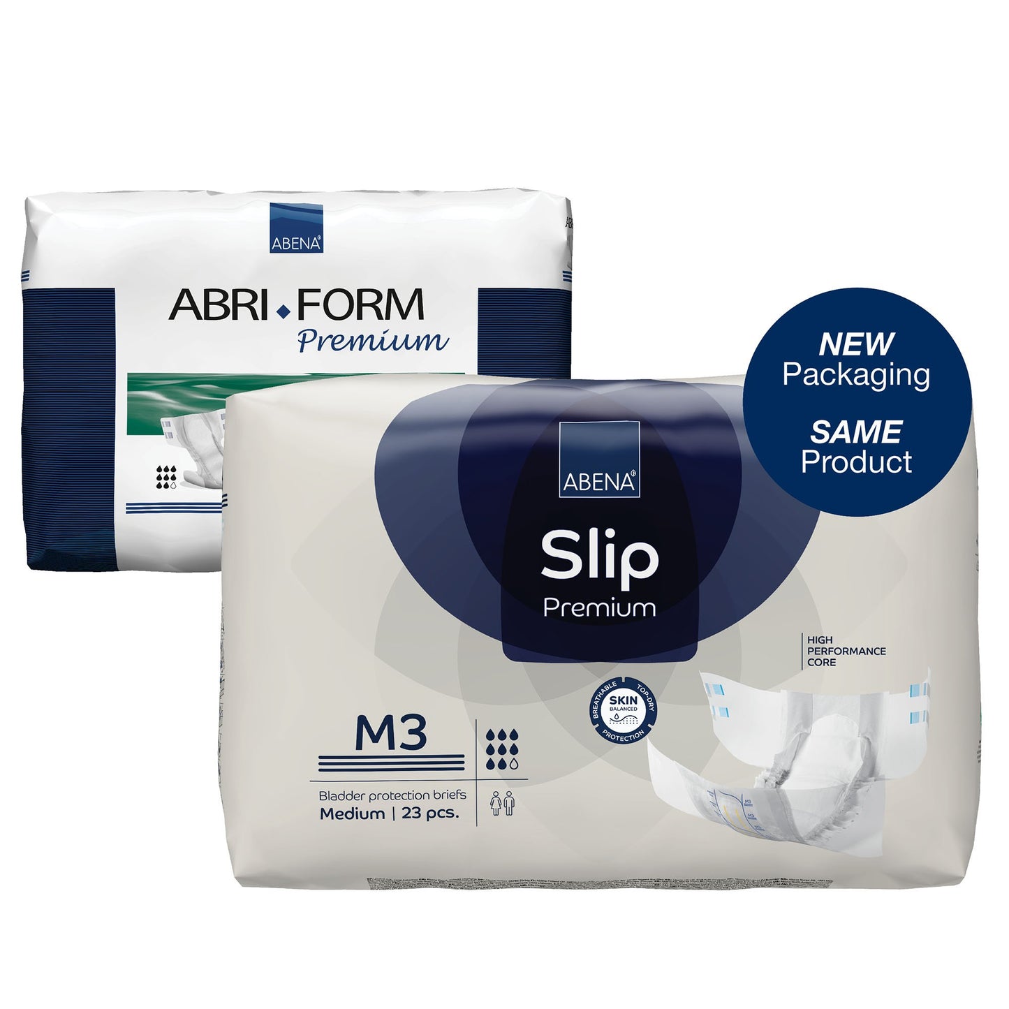Abena® Slip Premium M3 Unisex Adult Incontinence Brief Medium Disposable Heavy Absorbency (1218202_PK)