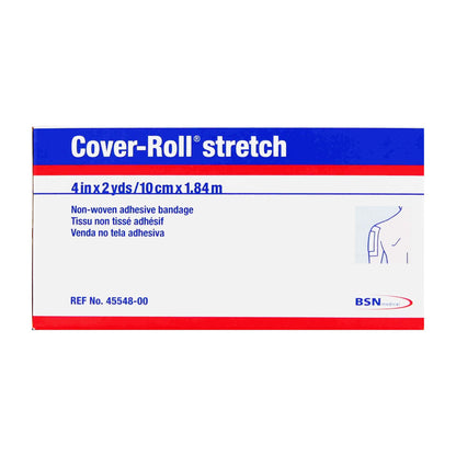 Cover-Roll® Stretch Dressing Retention Tape with Liner White 4 Inch X 2 Yard Nonwoven Polyester NonSterile (181473_CS)