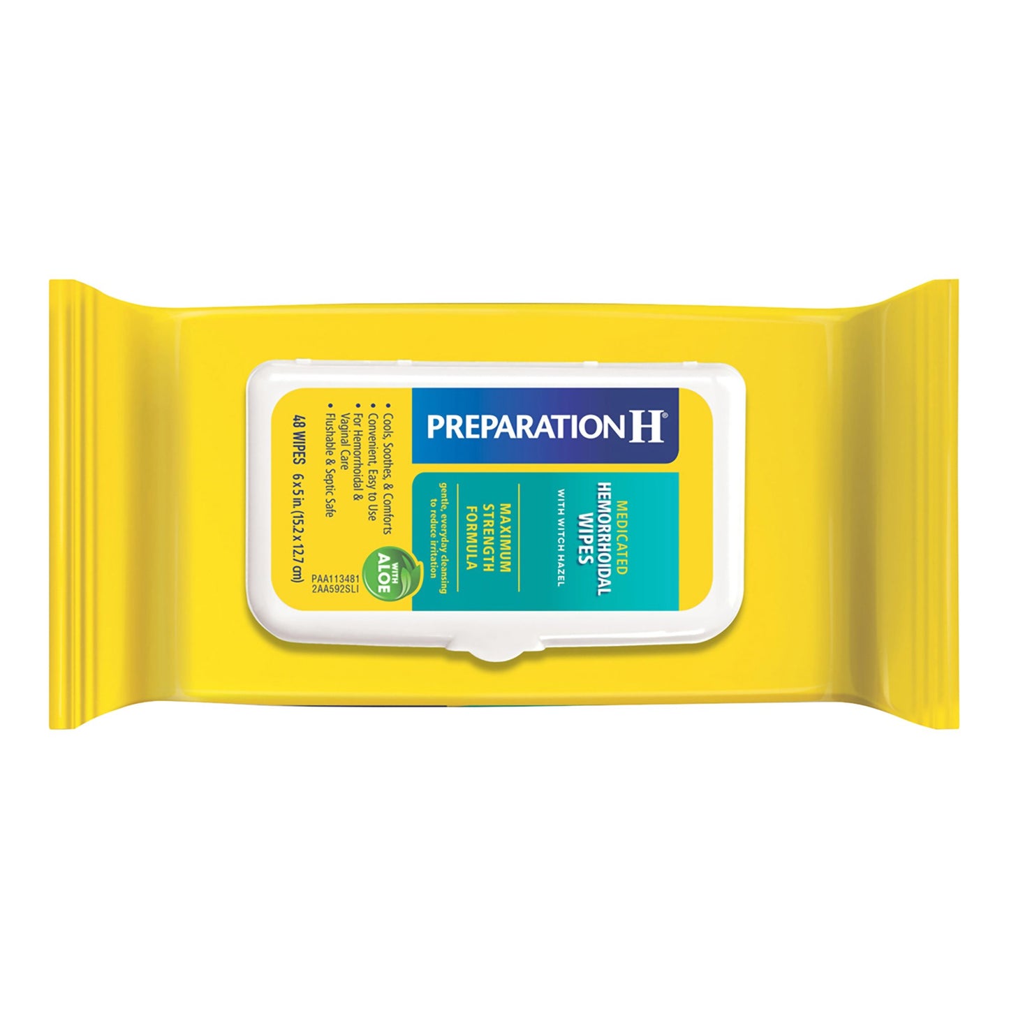 Preparation H® Hemorrhoid Relief Pad 48 per Box (761950_BX)