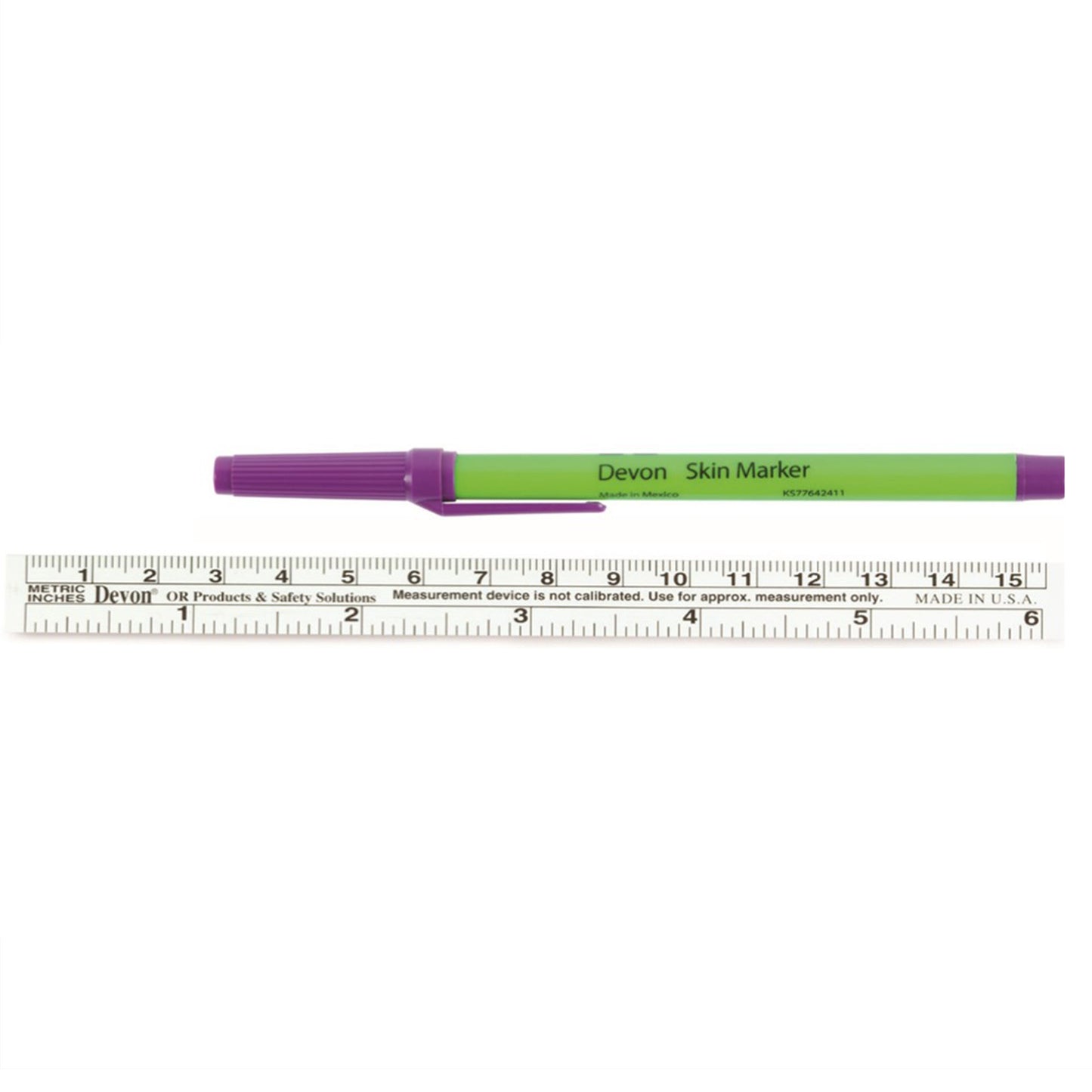 Devon™ Skin Marker Gentian Violet Ink Sterile Full Size Fine Tip (185882_EA)