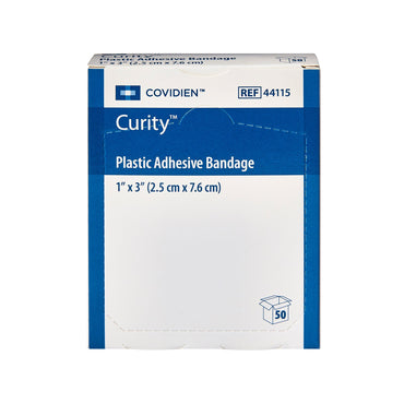 Curity™ Adhesive Strip 1 X 3 Inch Plastic Rectangle Tan Sterile (734673_BX)